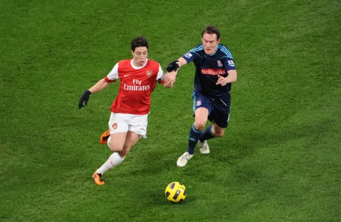 Framed Print : Samir Nasri's Winning Goal: Arsenal's 1-0 Victory Over Stoke City, 23 / 2 / 11