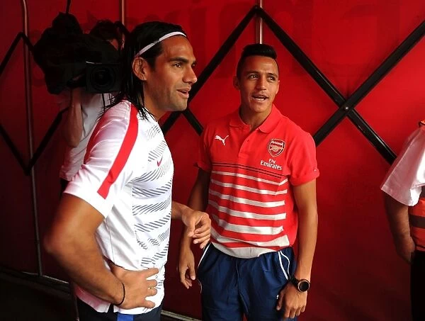 Sanchez and Falcao: A Pre-Season Rivalry - Arsenal vs AS Monaco, Emirates Cup 2014