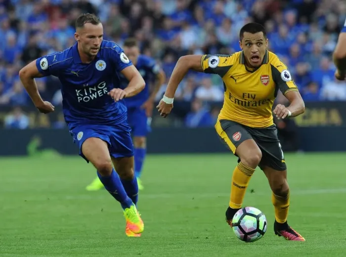 Framed Print : Sanchez vs. Drinkwater: A Premier League Showdown