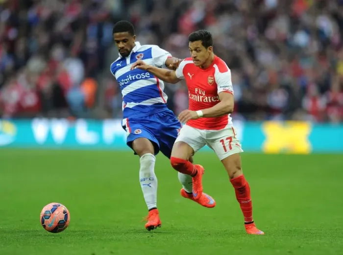 Framed Print : Sanchez vs. Obita: Clash at Wembley - FA Cup Semi-Final Showdown