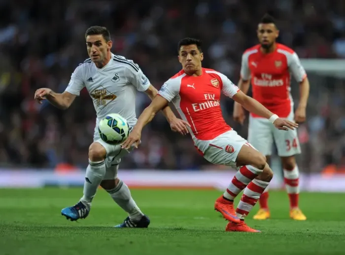 Framed Print : Sanchez vs. Rangel: A Premier League Battle at Emirates Framed Print : Sanchez vs. Rangel: A Premier League Battle at Emirates