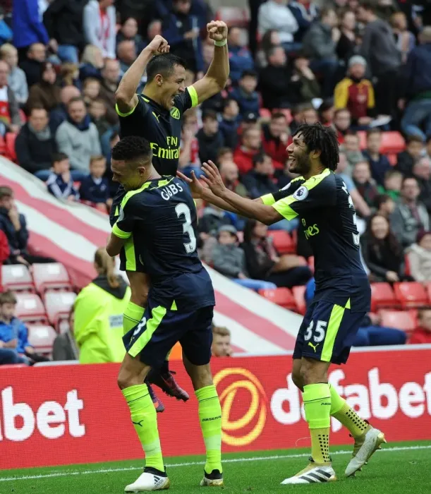 Framed Print : Sanchez's Brace: Arsenal's Victory Over Sunderland (2016-17)