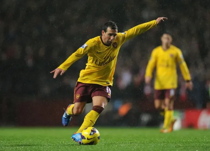 Framed Print : Santi Cazorla: In Action for Arsenal Against Aston Villa (2012-13) Framed Print : Santi Cazorla: In Action for Arsenal Against Aston Villa (2012-13)