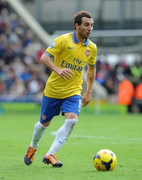 Framed Print : Santi Cazorla: In Action for Arsenal Against Crystal Palace (2013-14) Framed Print : Santi Cazorla: In Action for Arsenal Against Crystal Palace (2013-14)