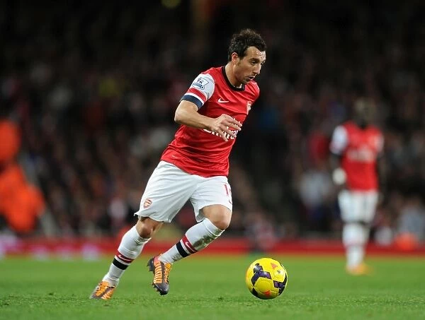 Santi Cazorla in Action: Arsenal vs. Liverpool, Premier League 2013-14