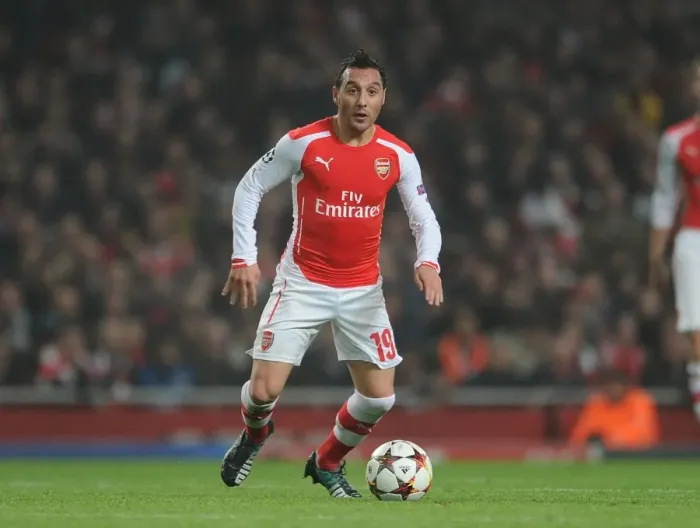 Framed Print : Santi Cazorla in Action: Arsenal vs Borussia Dortmund, UEFA Champions League (2014) Framed Print : Santi Cazorla in Action: Arsenal vs Borussia Dortmund, UEFA Champions League (2014)
