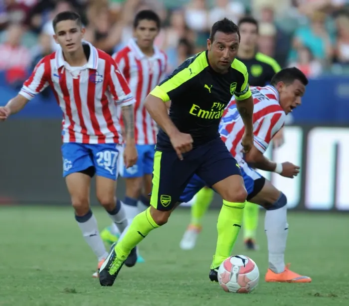 Framed Print : Santi Cazorla in Action: Arsenal vs CD Guadalajara, Pre-Season Friendly, 2016-17 Framed Print : Santi Cazorla in Action: Arsenal vs CD Guadalajara, Pre-Season Friendly, 2016-17