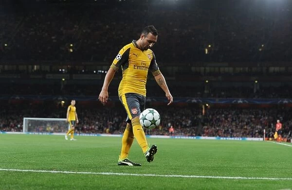 Santi Cazorla in Action: Arsenal vs FC Basel, UEFA Champions League, 2016