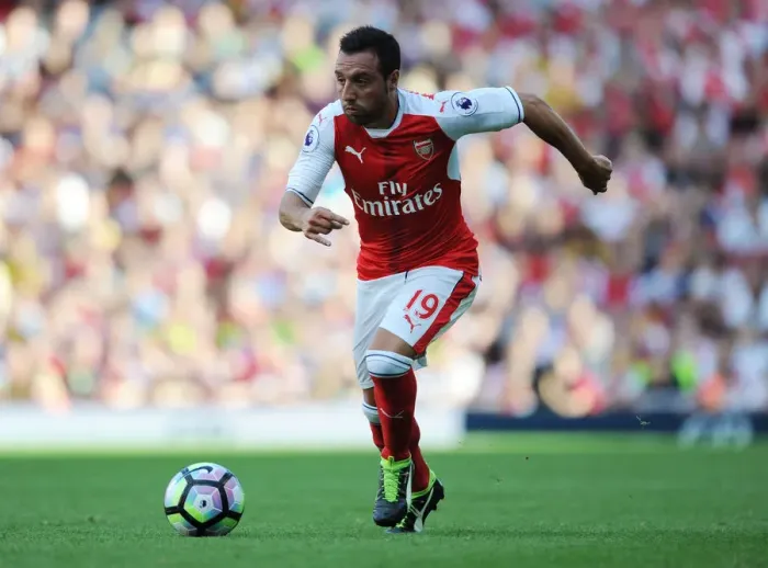 Framed Print : Santi Cazorla in Action: Arsenal vs Liverpool (2016-17), Emirates Stadium Framed Print : Santi Cazorla in Action: Arsenal vs Liverpool (2016-17), Emirates Stadium