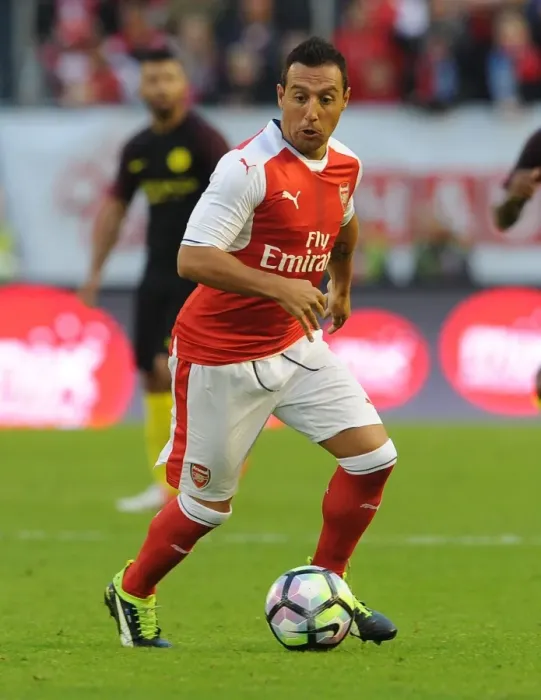 Framed Print : Santi Cazorla in Action: Arsenal vs Manchester City, 2016-17 Pre-Season Friendly, Gothenburg Framed Print : Santi Cazorla in Action: Arsenal vs Manchester City, 2016-17 Pre-Season Friendly, Gothenburg