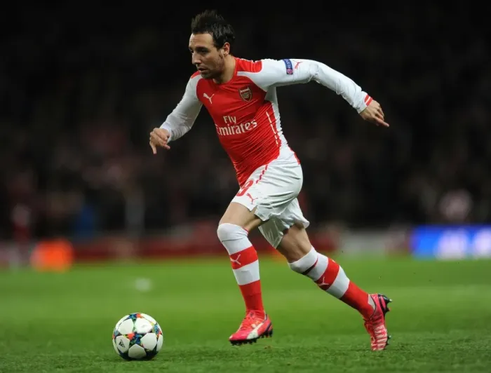 Framed Print : Santi Cazorla in Action: Arsenal vs AS Monaco, UEFA Champions League Round of 16, 2015 Framed Print : Santi Cazorla in Action: Arsenal vs AS Monaco, UEFA Champions League Round of 16, 2015