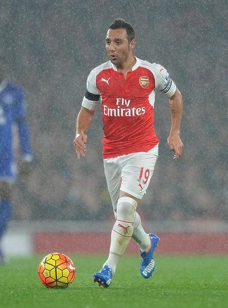 Santi Cazorla: In Action Against Everton, Arsenal Premier League 2015 / 16