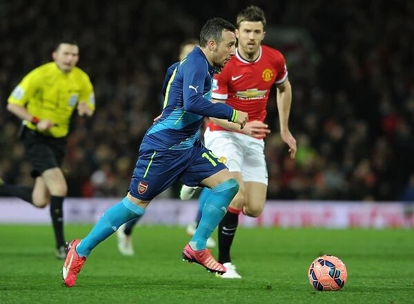 Santi Cazorla in Action: Manchester United vs. Arsenal - FA Cup Quarterfinal, 2015
