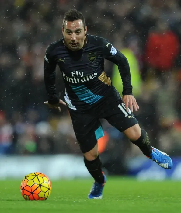 Framed Print : Santi Cazorla: In Action against Norwich City, Premier League 2015-16 Framed Print : Santi Cazorla: In Action against Norwich City, Premier League 2015-16