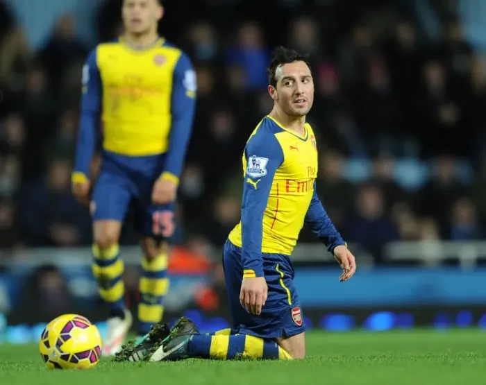 Framed Print : Santi Cazorla in Action: West Ham United vs. Arsenal, Premier League 2014-15 Framed Print : Santi Cazorla in Action: West Ham United vs. Arsenal, Premier League 2014-15
