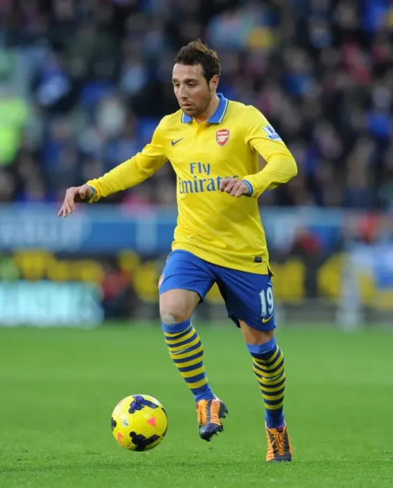 Framed Print : Santi Cazorla (Arsenal). Cardiff City 0: 3 Arsenal. Barclays Premier League. Cardiff City Stadium Framed Print : Santi Cazorla (Arsenal). Cardiff City 0: 3 Arsenal. Barclays Premier League. Cardiff City Stadium