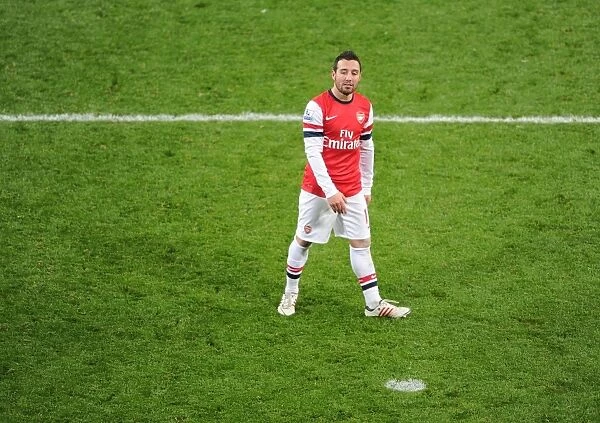 Santi Cazorla: Arsenal Star in Action Against West Ham United, Premier League 2012-13