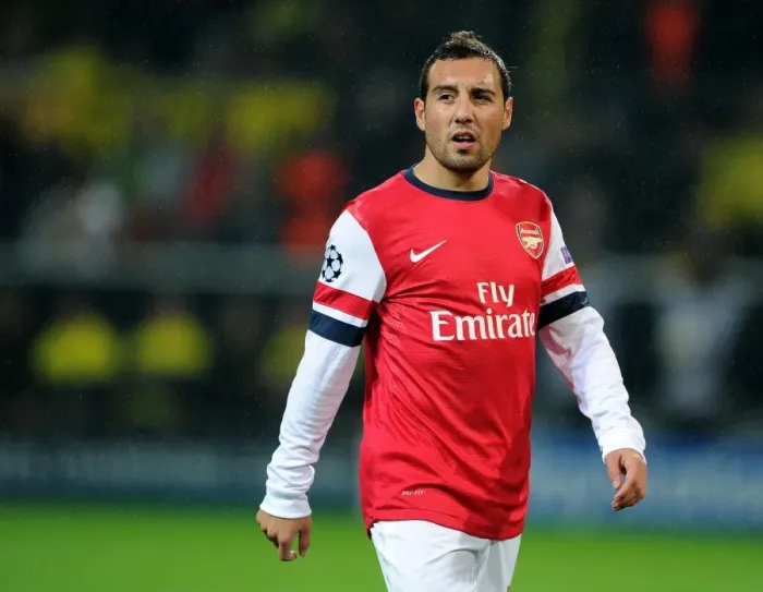 Framed Print : Santi Cazorla: Arsenal Star Shines in Borussia Dortmund Clash (UEFA Champions League, 2013)