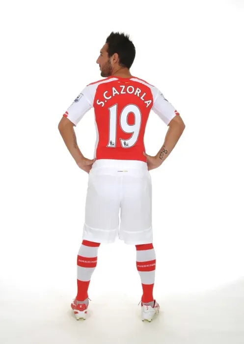 Framed Print : Santi Cazorla at Arsenal's 2014-15 Photocall Framed Print : Santi Cazorla at Arsenal's 2014-15 Photocall