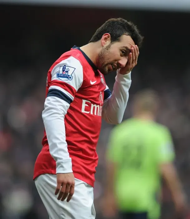 Framed Print : Santi Cazorla: Arsenal's Magic Moments against Aston Villa, Premier League 2012-13