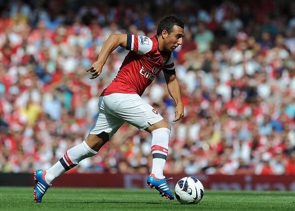 Santi Cazorla: Arsenal's Midfield Maestro in Action Against Sunderland, Premier League 2012-13