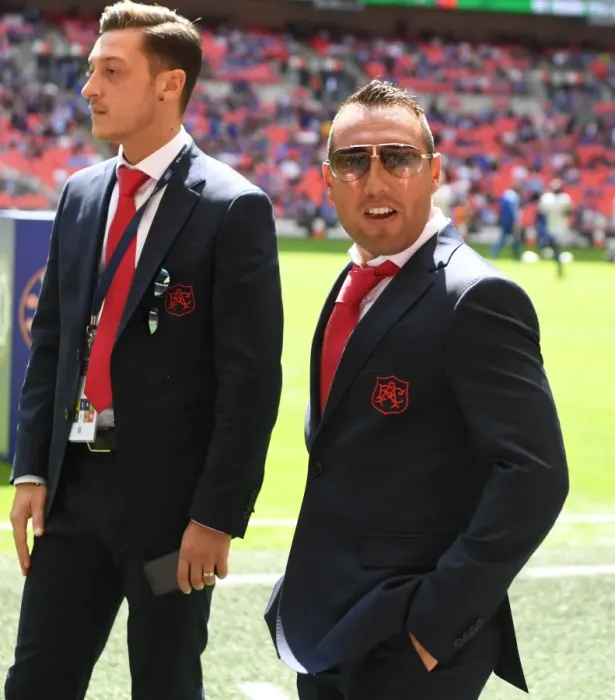 Framed Print : Santi Cazorla: Arsenal's Star Ahead of FA Community Shield Clash with Chelsea