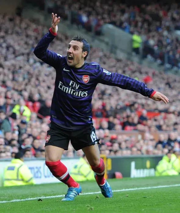 Framed Print : Santi Cazorla: Brilliant Performance in the Manchester Derby (Arsenal vs Manchester United, 2012-13)