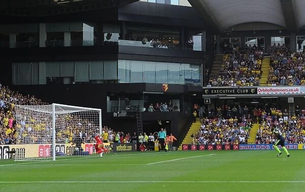 Santi Cazorla Scores First Goal: Arsenal Wins Over Watford (2016-17)