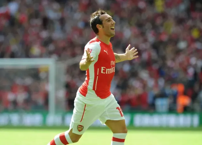 Framed Print : Santi Cazorla Scores the Opener: Arsenal Kicks Off 2014 / 15 Season with Victory over Manchester City (FA Community Shield) Framed Print : Santi Cazorla Scores the Opener: Arsenal Kicks Off 2014 / 15 Season with Victory over Manchester City (FA Community Shield)