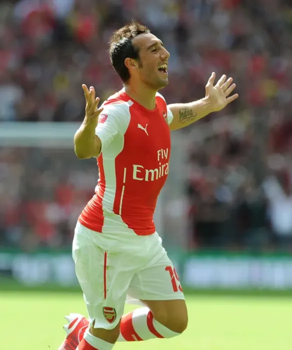 Framed Print : Santi Cazorla Scores the Opener: Arsenal's FA Community Shield Victory over Manchester City (2014 / 15) Framed Print : Santi Cazorla Scores the Opener: Arsenal's FA Community Shield Victory over Manchester City (2014 / 15)