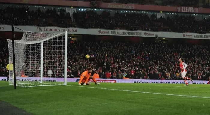 Framed Print : Santi Cazorla Scores Penalty: Arsenal's Game-Changing Goal vs Newcastle United (2014 / 15) Framed Print : Santi Cazorla Scores Penalty: Arsenal's Game-Changing Goal vs Newcastle United (2014 / 15)