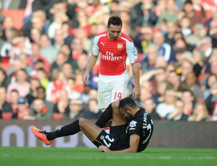 Framed Print : Santi Cazorla vs. Ahmed Elmohamady: A Battle at the Emirates - Arsenal v Hull City, 2014-15 Premier League Framed Print : Santi Cazorla vs. Ahmed Elmohamady: A Battle at the Emirates - Arsenal v Hull City, 2014-15 Premier League