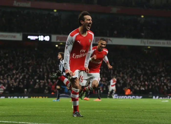 Framed Print : Santi Cazorla's Brace: Arsenal's Victory Over Newcastle United (2014 / 15) Framed Print : Santi Cazorla's Brace: Arsenal's Victory Over Newcastle United (2014 / 15)