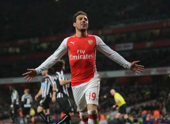 Framed Print : Santi Cazorla's Brace: Arsenal's Winning Moment Against Newcastle United (2014 / 15) Framed Print : Santi Cazorla's Brace: Arsenal's Winning Moment Against Newcastle United (2014 / 15)