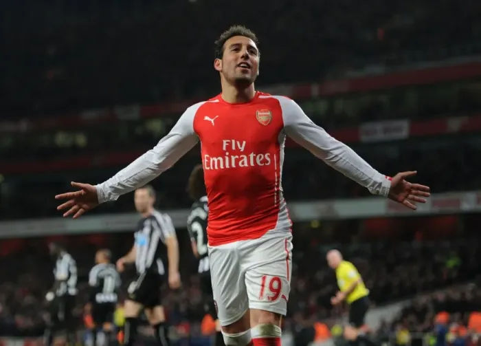Framed Print : Santi Cazorla's Double: Arsenal's Victory Over Newcastle United (December 2014)