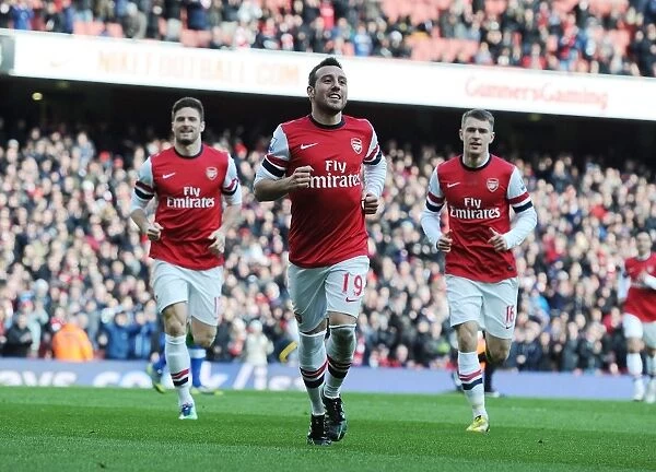 Santi Cazorla's Double Strike: Arsenal's Triumph Over Reading in the 2012-13 Premier League