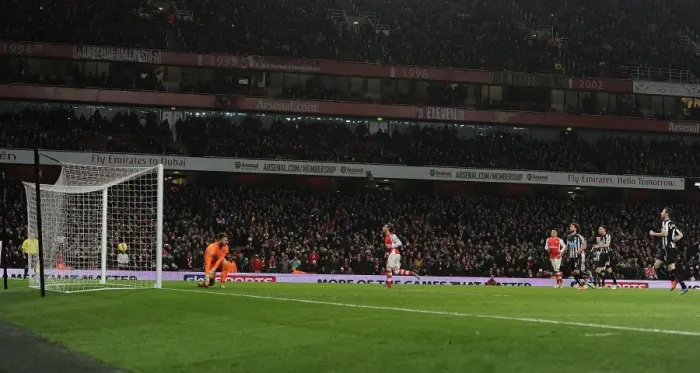 Framed Print : Santi Cazorla's Epic Chip: Arsenal's Unforgettable Goal vs. Newcastle United (2014 / 15) Framed Print : Santi Cazorla's Epic Chip: Arsenal's Unforgettable Goal vs. Newcastle United (2014 / 15)