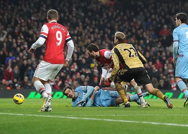 Santi Cazorla's Game-Changing Backheel Goal: Arsenal's Victory Over West Ham United (2012-13)