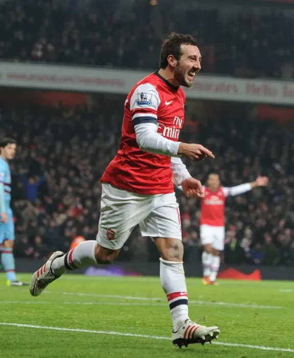 Framed Print : Santi Cazorla's Hat-Trick: Arsenal's Dominance over West Ham United (2012-13) Framed Print : Santi Cazorla's Hat-Trick: Arsenal's Dominance over West Ham United (2012-13)