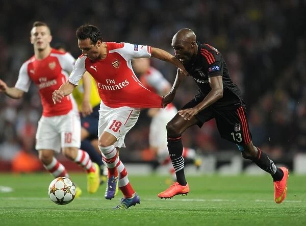 Santi Cazorla's Masterclass: Outsmarting Atiba Hutchinson in Arsenal's UEFA Champions League Victory