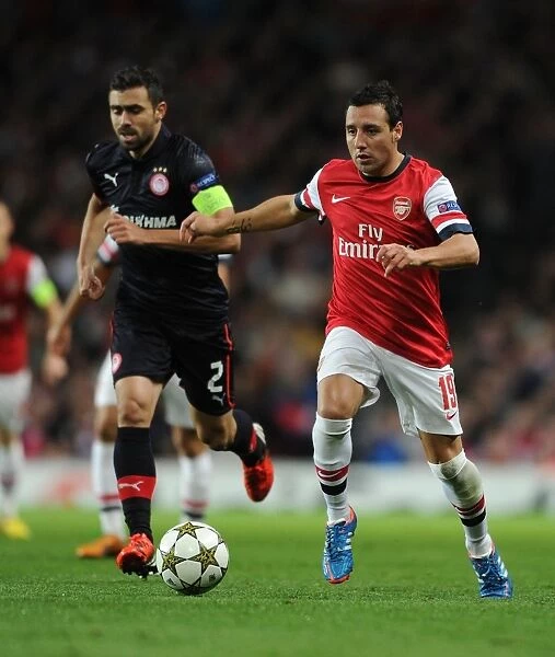 Santi Cazorla's Masterclass: Outsmarting Giannis Maniatis in Arsenal's UEFA Champions League Victory, 2012