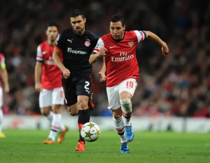 Framed Print : Santi Cazorla's Masterclass: Outsmarting Giannis Maniatis in Arsenal's UEFA Champions League Victory, 2012 Framed Print : Santi Cazorla's Masterclass: Outsmarting Giannis Maniatis in Arsenal's UEFA Champions League Victory, 2012