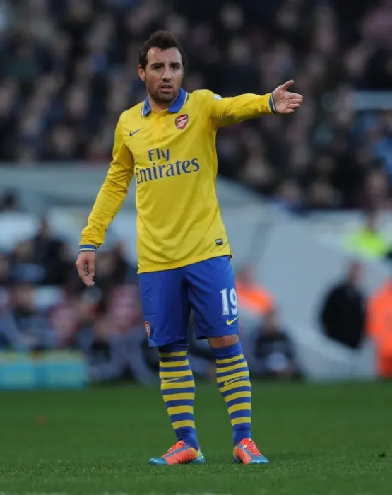 Framed Print : Santi Cazorla's Midfield Masterclass: Arsenal's Victory over West Ham United (December 2013)