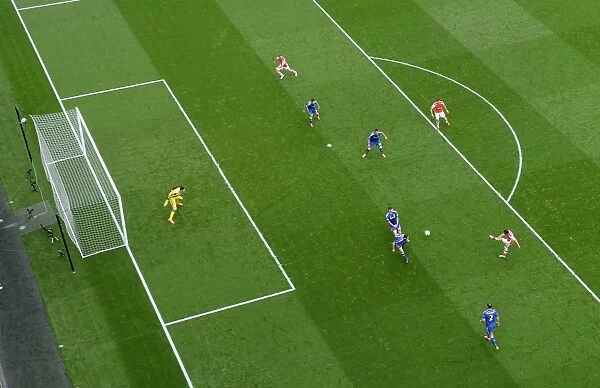 Santi Cazorla's Shot Against Chelsea: Arsenal vs. Premier League 2015