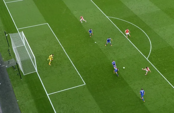 Framed Print : Santi Cazorla's Shot Against Chelsea: Arsenal vs. Premier League 2015 Framed Print : Santi Cazorla's Shot Against Chelsea: Arsenal vs. Premier League 2015