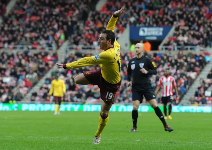 Framed Print : Santi Cazorla's Stunner: Arsenal's Game-Changing Goal in Premier League Victory Over Sunderland (2012-13) Framed Print : Santi Cazorla's Stunner: Arsenal's Game-Changing Goal in Premier League Victory Over Sunderland (2012-13)