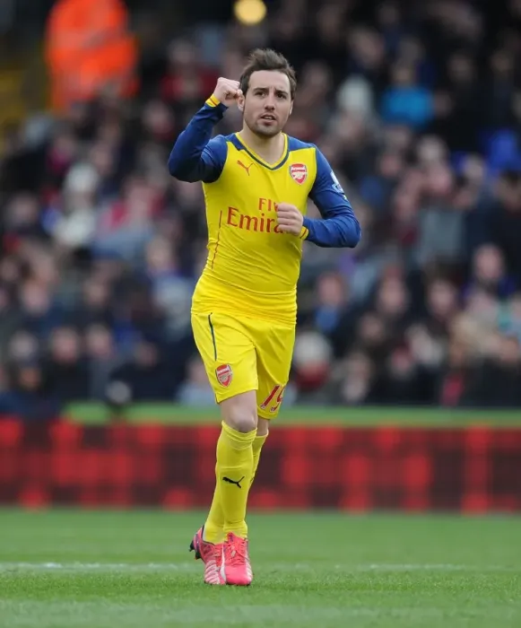 Framed Print : Santi Cazorla's Stunner: Arsenal's Game-Winning Goal vs. Crystal Palace, Premier League 2014-15 Framed Print : Santi Cazorla's Stunner: Arsenal's Game-Winning Goal vs. Crystal Palace, Premier League 2014-15