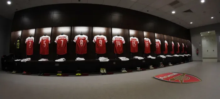 Framed Print : Behind the Scenes: Arsenal FC's Changing Room before the Atletico Madrid Clash (International Champions Cup 2018, Singapore) Framed Print : Behind the Scenes: Arsenal FC's Changing Room before the Atletico Madrid Clash (International Champions Cup 2018, Singapore)