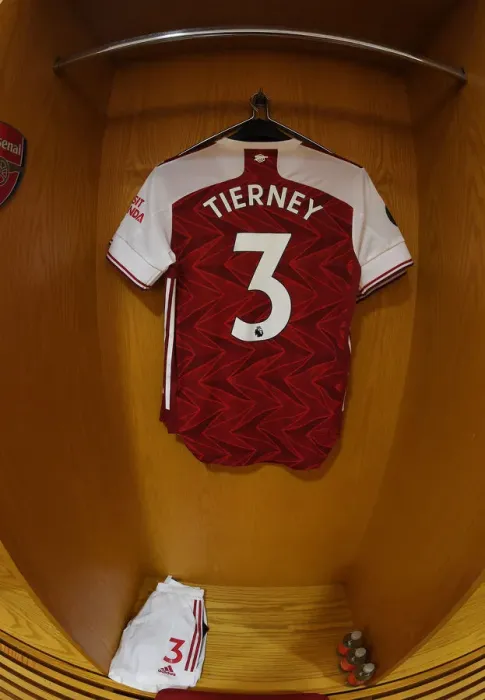 Framed Print : Behind the Scenes: Arsenal FC's Kieran Tierney Prepares for Arsenal v Watford (2019-20) Framed Print : Behind the Scenes: Arsenal FC's Kieran Tierney Prepares for Arsenal v Watford (2019-20)