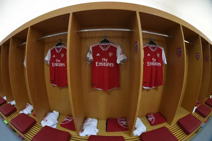 Framed Print : Behind the Scenes: Arsenal Players Pre-Match Preparation at Emirates Stadium (2019-20)